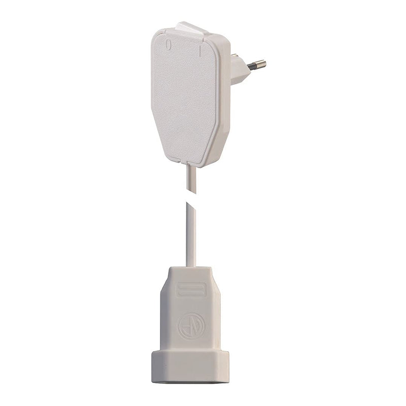  [AUSTRALIA] - NVB 104580 power extension cable white 3.00m with intermediate switch