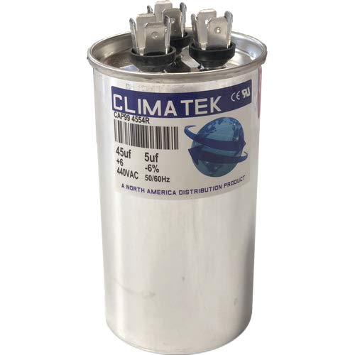  [AUSTRALIA] - ClimaTek Round Capacitor - fits Trane # CPT00656 | 45/5 uf MFD 370/440 Volt VAC