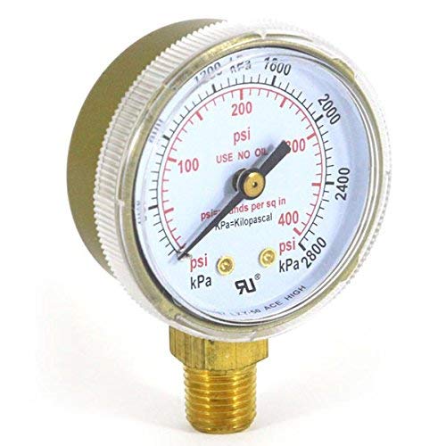  [AUSTRALIA] - GAUGE 2in 0-400 PSI .25 MODEL US-7