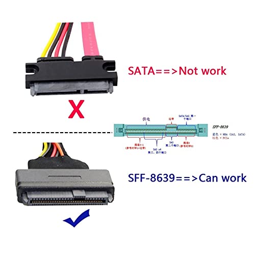  [AUSTRALIA] - Cablecc PCI-E 3.0 4.0 to SFF-8643 Card Adapter and U.2 U2 SFF-8639 NVME PCIe SSD Cable for Mainboard SSD Green 8643-PCIE Adapter+ Black 8643-8639 Cable