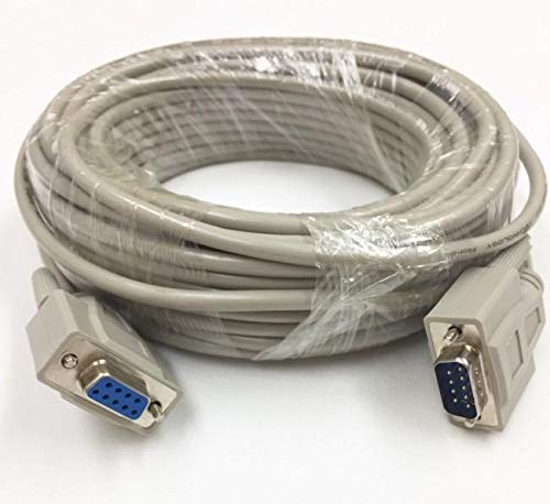  [AUSTRALIA] - 3 Foot DB9 Male to Female RS232 Extension Serial Cable - 28 AWG Shielded 3 Foot