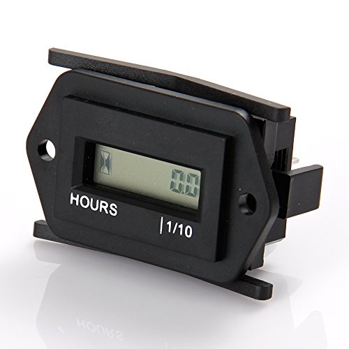  [AUSTRALIA] - Runleader Digital LCD Hour Meter, AC 86 to 230V, Waterproof Design, Use For ZTR Lawn Mower Tractor Generator Golf cart Club car Scrubber Marine ATV Motor Compressor and other Powered Equipment AC86-230V