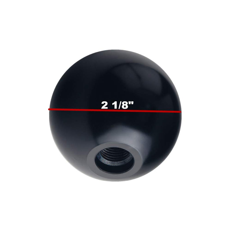  [AUSTRALIA] - DEWHEL Black/Red Inlay Manual Shift Knob Short Throw Shifter 6 Speed M10x1.5 M10x1.25 M8x1.25 M12x1.25