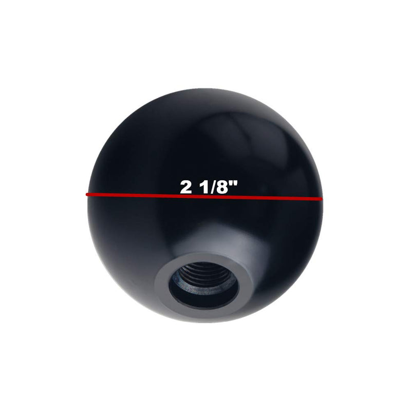  [AUSTRALIA] - DEWHEL Sphere Shift Knob 6 Speed Heartbeat SR LITE 200 Gram Weighted Aluminum Short Throw Shifter Reverse Left M12x1.25 M10x1.5 M10x1.25 M8x1.25 Black