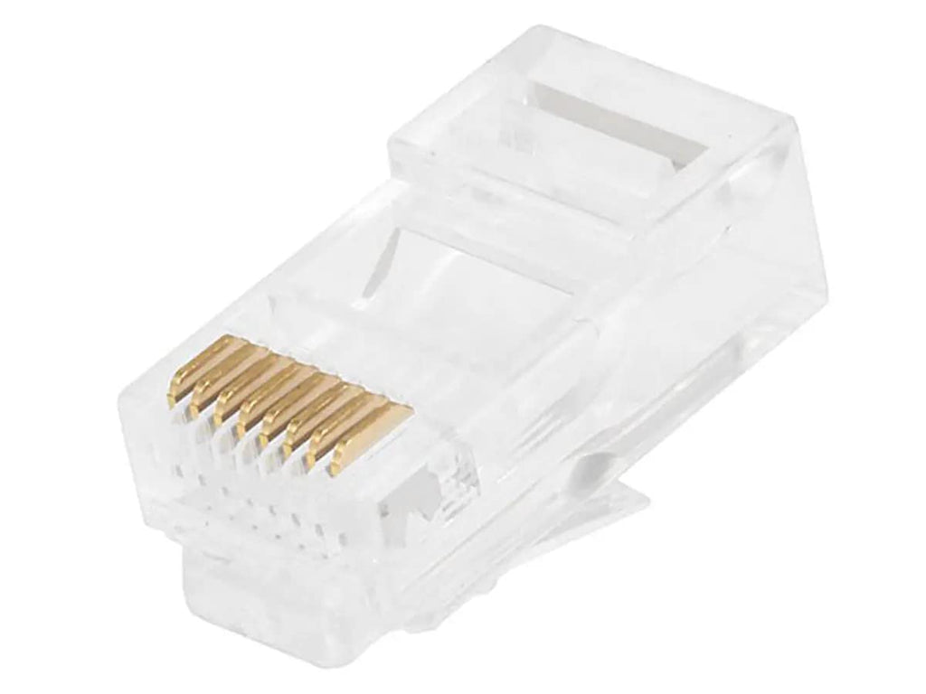  [AUSTRALIA] - Monoprice RJ-45 Modular Plugs RJ45, 100 Pack For Stranded Cable (107246)