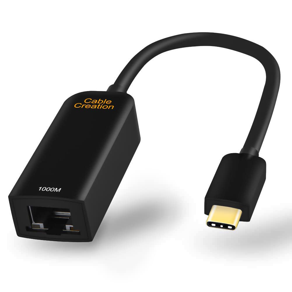  [AUSTRALIA] - CableCreation USB C to Ethernet Adapter Work for NS, USB Type C to RJ45 Gigabit Network Adapter for Windows/macOs/Linux/Laptop/PC/Cellphone Compatible with MacBook Pro, Galaxy S22/S20