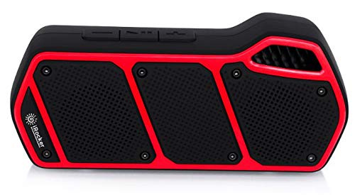 iRocker Portable Bluetooth Speaker with Awesome Red Grill - iR200B - LeoForward Australia