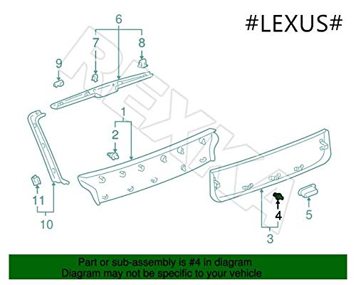 Rexka Door Trim Panel Retainer Clips for Toyota Lexus 67771-01010 67771-12010 Isuzu 8942264920 Mazda 9927-40-825 Pack of 30 - LeoForward Australia