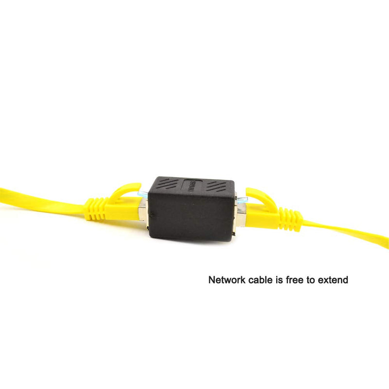  [AUSTRALIA] - SMITON 5PACK Ethernet Cable Extender,RJ45 Coupler, Extender Connector - Ethernet Coupler Female to Female