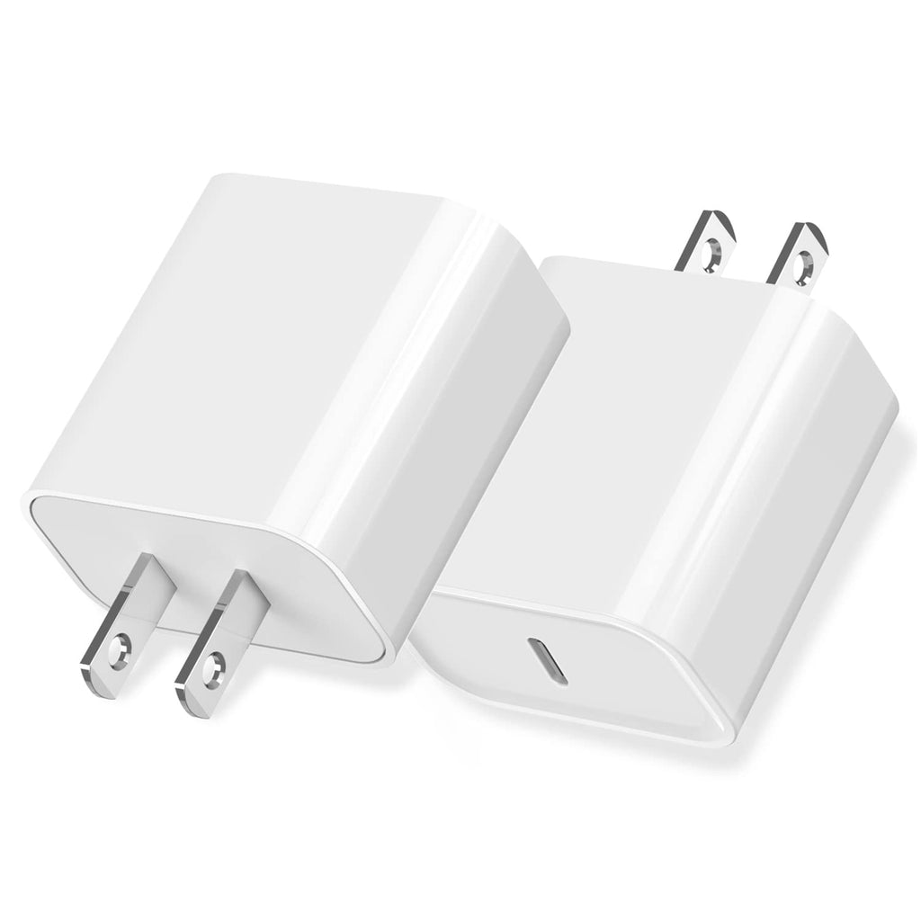  [AUSTRALIA] - iPhone 14 13 Fast Charger Block,USB C Wall Charger 2Pack 20W PD Fast Charging Block Type C Charger Brick Power Adapter Plug Box Apple Chargers for iPhone 14 Pro Max/14 Plus/13 Pro/12 Pro/AirPods/iPad