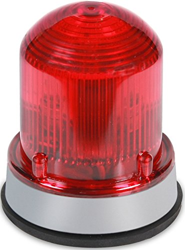  [AUSTRALIA] - Edwards Signaling 125STRNR120A Flashing Xenon Strobe Beacon, Corrosion Resistant Enclosure, Normal Output 175K Peak Candela, 120V AC, Gray Base, Red