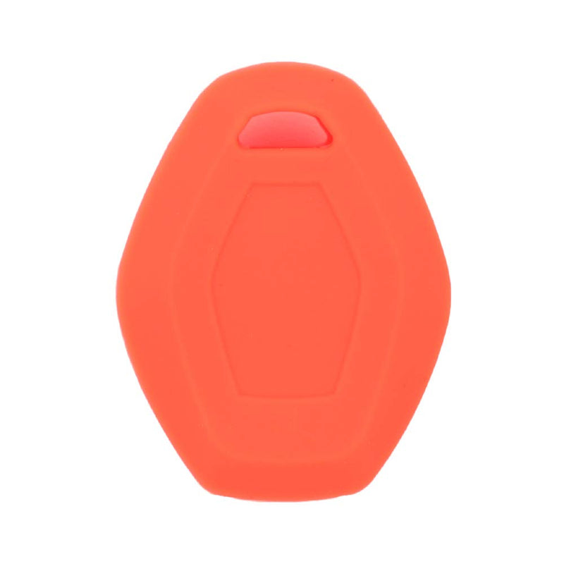  [AUSTRALIA] - SEGADEN Silicone Cover Protector Case Skin Jacket fit for BMW 3 Button Remote Key Fob CV4902 Orange