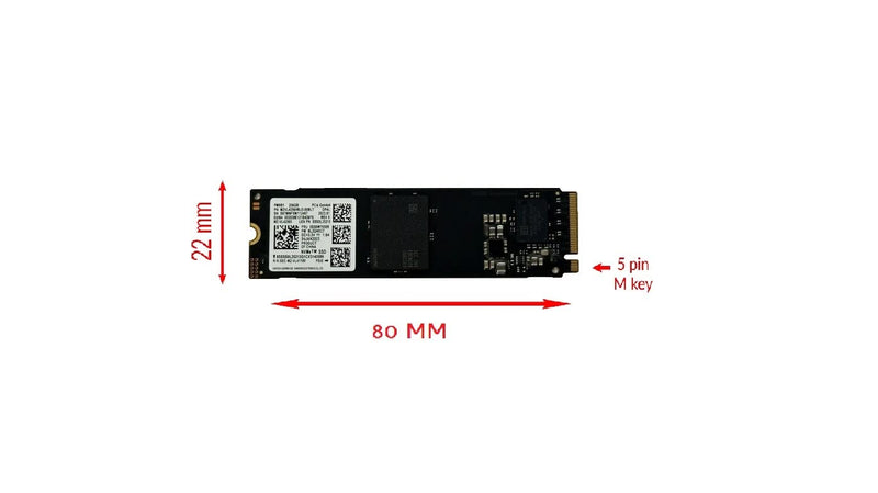  [AUSTRALIA] - OEM Samsung PM9B1 256GB M.2 PCI-e GEN 4X4 NVME SSD Internal Solid State Drive 80mm 2280 Form Factor M Key