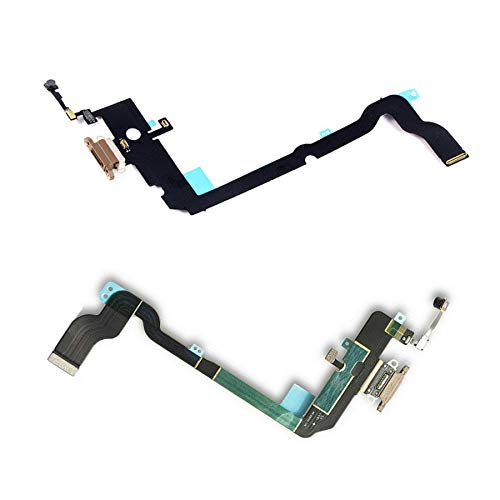  [AUSTRALIA] - Charging Port Connector Headphone Flex Cable Module Replacement Compatible with iPhone Xs Max 6.5 inch (Gold) Gold