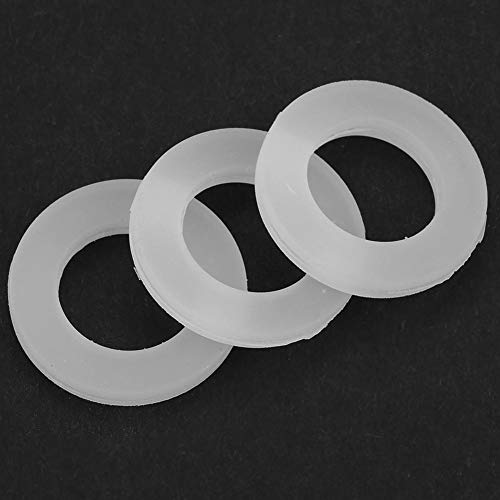  [AUSTRALIA] - White Flat Rubber Seal Washer Ring 12 Pieces Seal Gasket Replacement for Pipe, Water Tap Connection(3/4 inch)