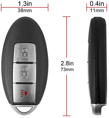  [AUSTRALIA] - Key Fob Compatible with 2014 2015 2016 Nissan Rogue P/N: KR5S180144106 1