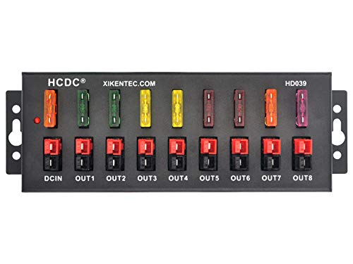  [AUSTRALIA] - HCDC 1 in 8 Out 40Amp Connector Power Splitter Distributor Source Strip Module