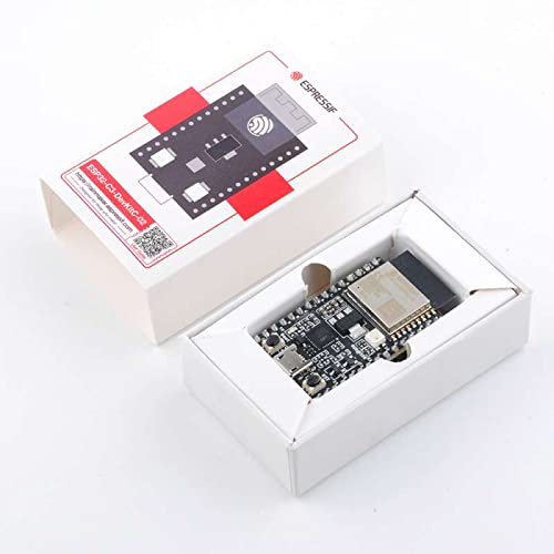  [AUSTRALIA] - Stemedu ESP32-C3-DevKitC-02 Core Development Board ESP32-C3-WROOM-02 Module with 4MB SPI Flash, WiFi and Bluetooth 2-in-1 Microcontroller Processor for Ar-duino IDE