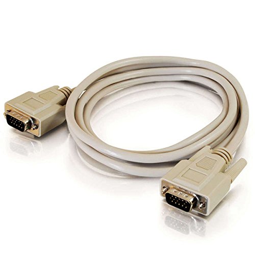  [AUSTRALIA] - C2G 09455 VGA Cable - Economy Series VGA (SVGA) M/M Monitor Cable, Beige (10 Feet, 3.04 Meters)