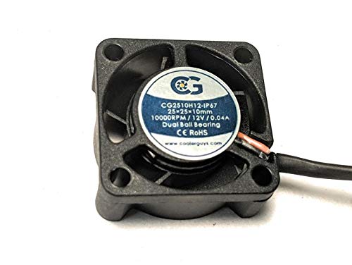  [AUSTRALIA] - Coolerguys 1" (25X25X10mm) Very Small Waterproof IP67 12V Fan