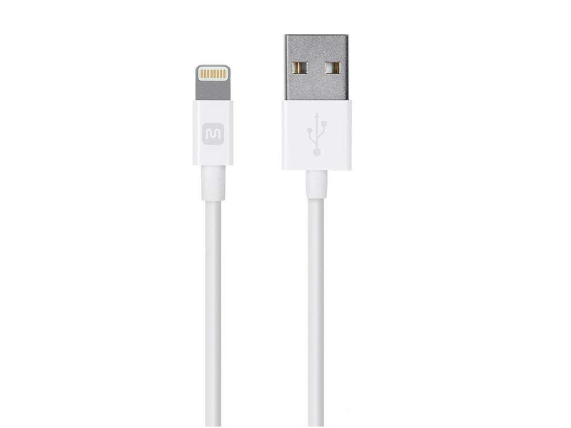  [AUSTRALIA] - Monoprice Select Series Apple MFi Certified Lightning to USB Charge & Sync Cable, 6-inch White for iPhone X, 8, 8 Plus, 7, 7 Plus, 6, 6 Plus, 5S, iPad Pro 0.5ft