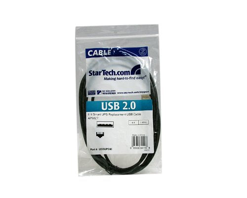  [AUSTRALIA] - StarTech.com 6 ft Smart UPS Replacement USB Cable AP9827 - USB cable - USB (M) to RJ-45 (10 pin) (M) - 6 ft - black - USBUPS06