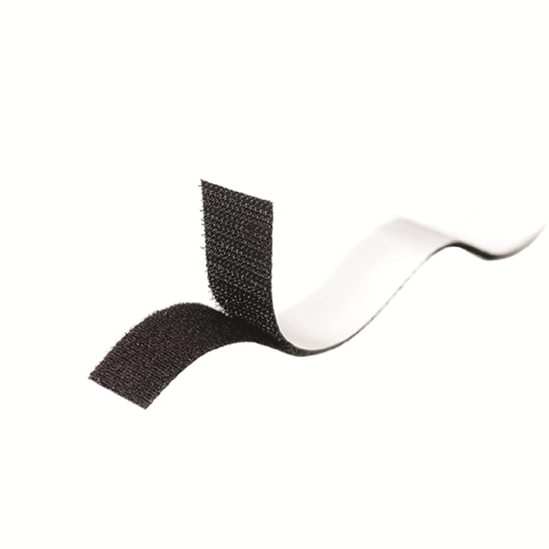  [AUSTRALIA] - VELCRO Brand Sticky Back for Fabrics, 10 Ft Bulk Roll No Sew Tape with Adhesive, Cut Strips to Length Peel and Stick Bond to Clothing for Hemming Replace Zippers and Snaps, Black