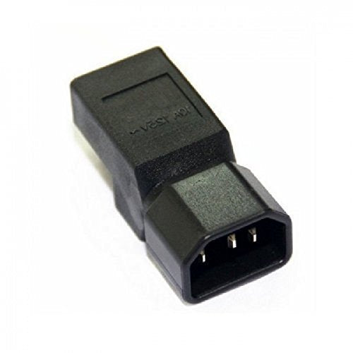 BLUEXIN PDU UPS Power 3 Prong Plug Adapter, USA NEMA 5-15R Female to IEC 60320-C14 Male Connector - LeoForward Australia