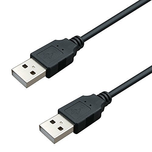 BesCable USB to USB Cable - Superspeed USB 2.0 Type A Male to Type A Male 24 / 28AWG Cable 7 Feet - Black 7Feet-1Pack - LeoForward Australia