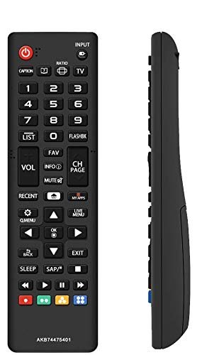 New AKB74475401 Remote Control Replacement for LG TV 43LF5900 43UF6400 43UF6430 43UF6800 43UF6900 43UF7590 43UF7600 49LF5900 49UF6400 49UF6430 49UF6490 49UF6800 49UF6900 49UF7590 - LeoForward Australia