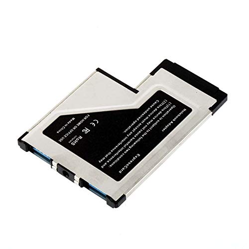  [AUSTRALIA] - 5Gbps 2 Port Hidden Inside USB 3.0 HUB to Express Card ExpressCard 54mm Adapter