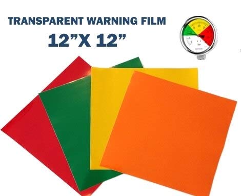  [AUSTRALIA] - Transparent Warning Film 1 Piece) (Green) Green