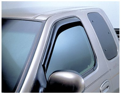  [AUSTRALIA] - Auto Ventshade 192436 In-Channel Ventvisor Side Window Deflector, 2-Piece Set for 2005-2018 Nissan Frontier King Cab