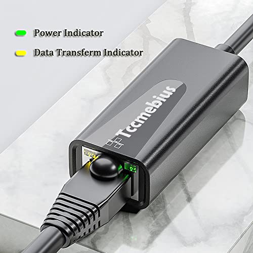  [AUSTRALIA] - Tccmebius USB Ethernet Adapter, USB 2.0 to 10/100 Ethernet LAN Network Wired Adapter for MacBook, Surface Pro, Notebook PC, Compatible with Windows7/8/10, Mac OS, Android, Chrome OS, Linux (TCC-S20A)