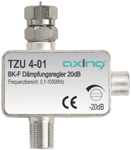  [AUSTRALIA] - Axing TZU 4-01 BK attenuation controller CATV with F connection (0.5-20 dB) F connections