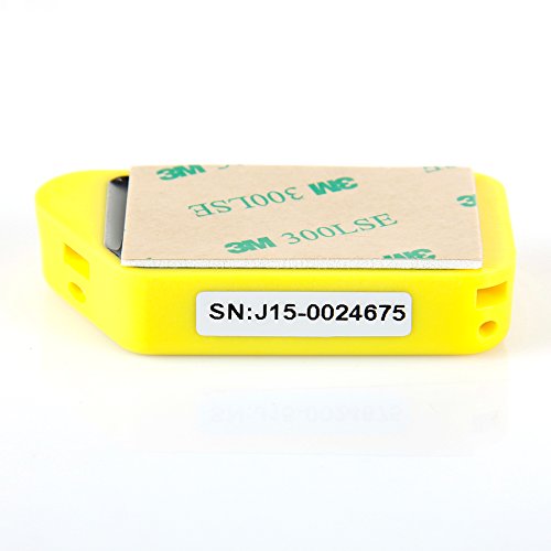  [AUSTRALIA] - Runleader HM016B Vibration Activated Wireless Digital Hour Meter Hour Meter for Air Compressor Generator jet ski Lawn Mower Motocycle Marine ATV outboards Chainsaw and other small engines(yellow)