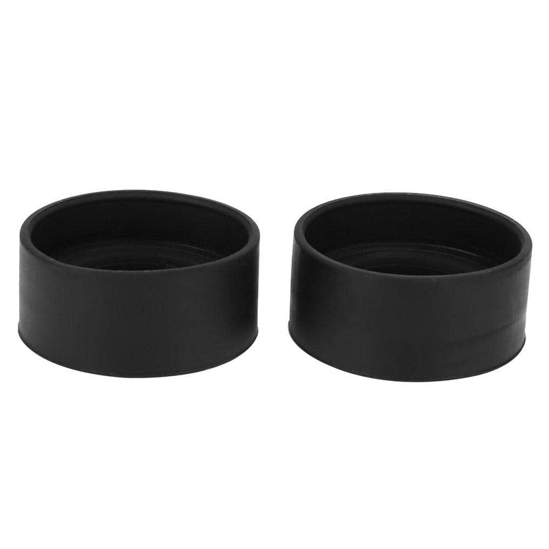  [AUSTRALIA] - 2PCS Eyepiece Cover Eyepiece Guard Soft Rubber 36mm Diameter Stereo Microscope Accessory for 32-36mm Stereo Microscope(Flat Angle)