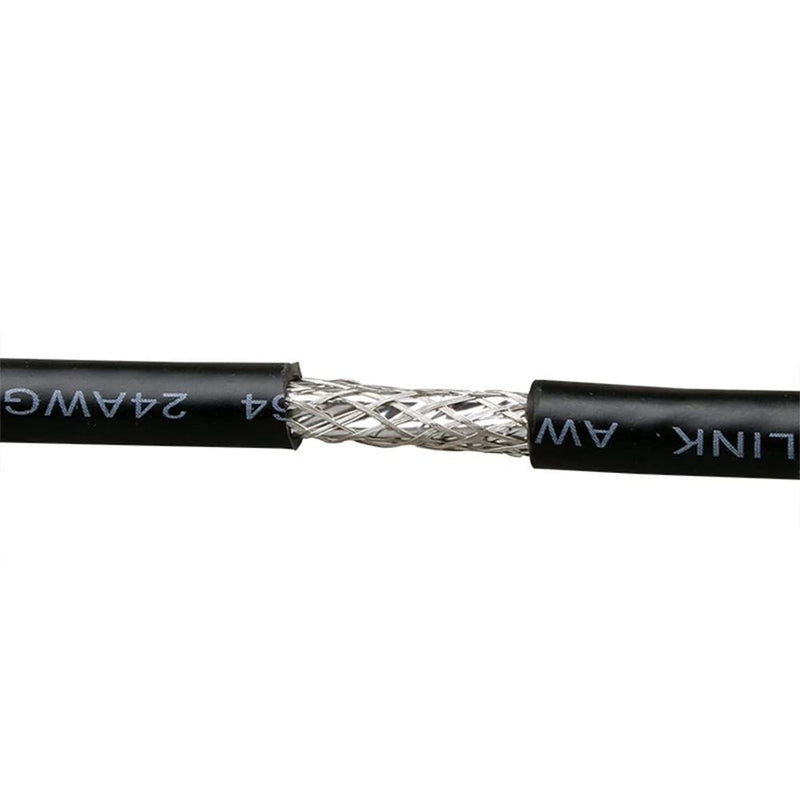  [AUSTRALIA] - Jienk 6.56Ft 24AWG HD15 Male RS232 15Pin Serial Extension Cable, DB15 3Row 15-Pin Gold Plated Connector with Bare Wire End Cable VGA Male