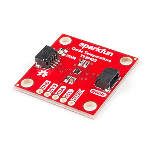  [AUSTRALIA] - SparkFun Digital Temperature Sensor - TMP102 (Qwiic)-Compatible with Arduino and other Single-board computers Easy-to-Use I2C sensor Plug-and-Play breakout board Runs from 1.4-3.6V input Use with 3.3V