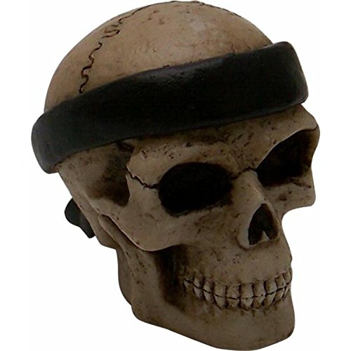  [AUSTRALIA] - Vintage Parts 62423 Slick Skull with Bandana Custom Shift Knob/Topper