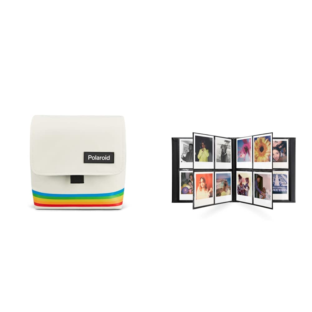  [AUSTRALIA] - Polaroid Originals Box Camera Bag, White (6057) & Photo Album - Large