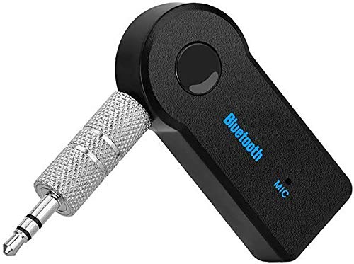  [AUSTRALIA] - Bluetooth Receiver 5.0 Wireless Audio Receiver, 3.5mm Jack AUX car Audio/Wired Headset/Home Stereo System Compatible, can be Connected to Smartphone/Tablet Bluetooth, Hands-Free Compatible Microphone