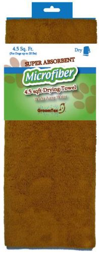  [AUSTRALIA] - GroomTex Pet Microfiber Drying Towel 4.5 SqFt.