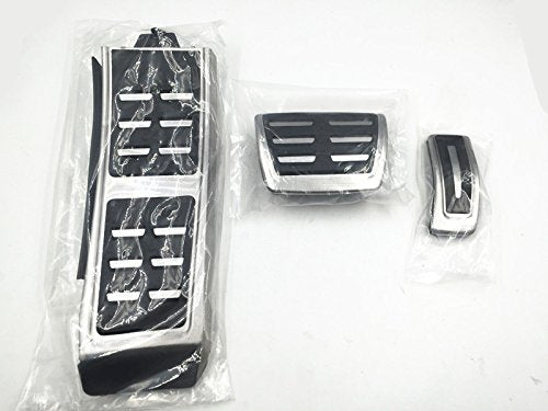  [AUSTRALIA] - Templehorse No Drilling Fuel Brake Footrest Pedal Cover Accelerator Brake Foot Rest Pedal AT for 2009-2015 Audi A4/S4/RS4 A5/S5 Q5 A6 A7