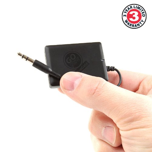 GOgroove BlueGATE Portable Bluetooth Receiver 3.5mm AUX Wireless Audio Adapter with Wireless 14 Hour Music Streaming to Wired Stereo Speaker Sound Systems from Phones, Tablets (AUX Kit) AUX Kit and Black - LeoForward Australia