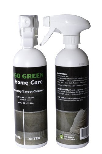  [AUSTRALIA] - Go Green Upholstery/Carpet Cleaner - Organic 3 in 1 Cleans Eliminates Odor and Protects, Unleash The Power of Citrus to Get Out Even The Toughest Stains, Great Made in The US