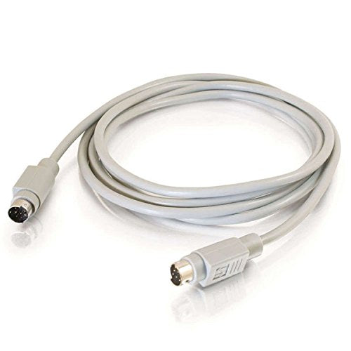  [AUSTRALIA] - C2G 02318 8-Pin Mini-DIN M/M Serial RS232 Cable, Beige (10 Feet, 3.05 Meters)