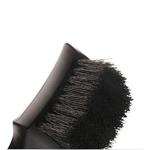  [AUSTRALIA] - 2 Pack Tire Brush, Black Stiff Bristle Wheel Cleaning Brush, Car Carpet Brush, Detail Brush Black Hair 2 Pack