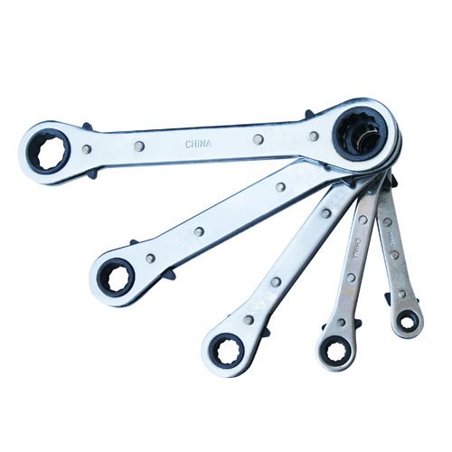  [AUSTRALIA] - Apollo Tools DT1212 SAE Ratcheting Wrench Set, 5-Piece