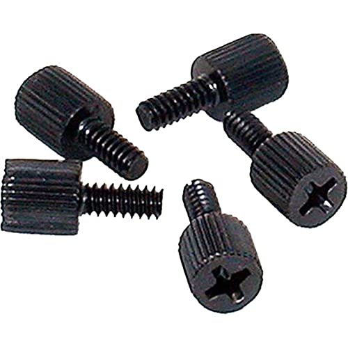  [AUSTRALIA] - StarTech.com 6-32, 5/16in Long Black Metal Computer Case Thumbscrew - Pkg of 50 (SCREWTHUMB)